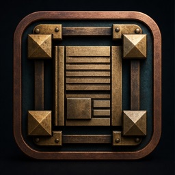 Quoinfall: Letterpress app icon