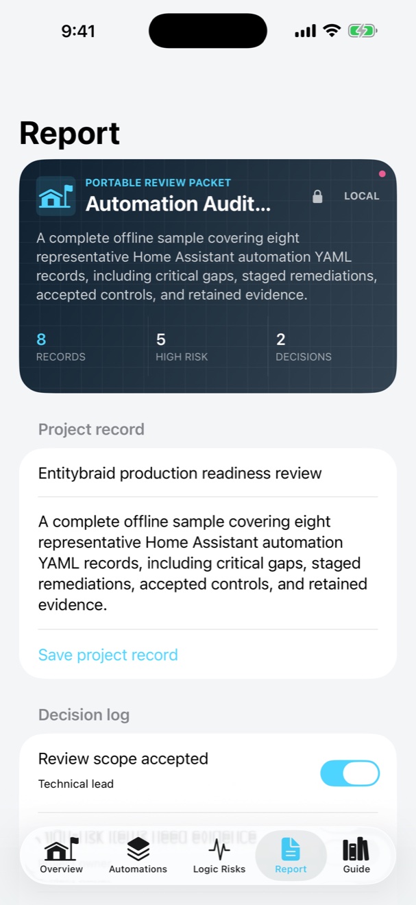 Entitybraid: Automation Audit screenshot 7