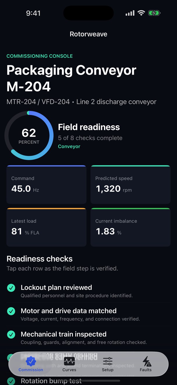 Rotorweave: Motor & VFD screenshot 1
