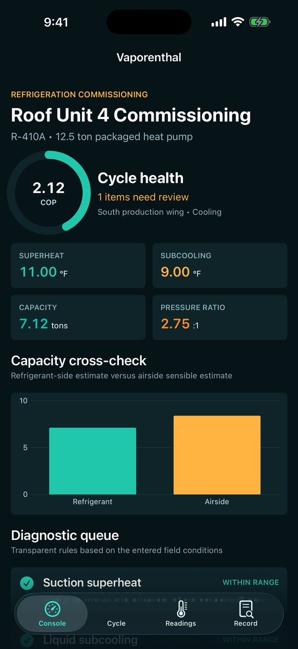 Vaporenthal: HVAC Cycle screenshot 1